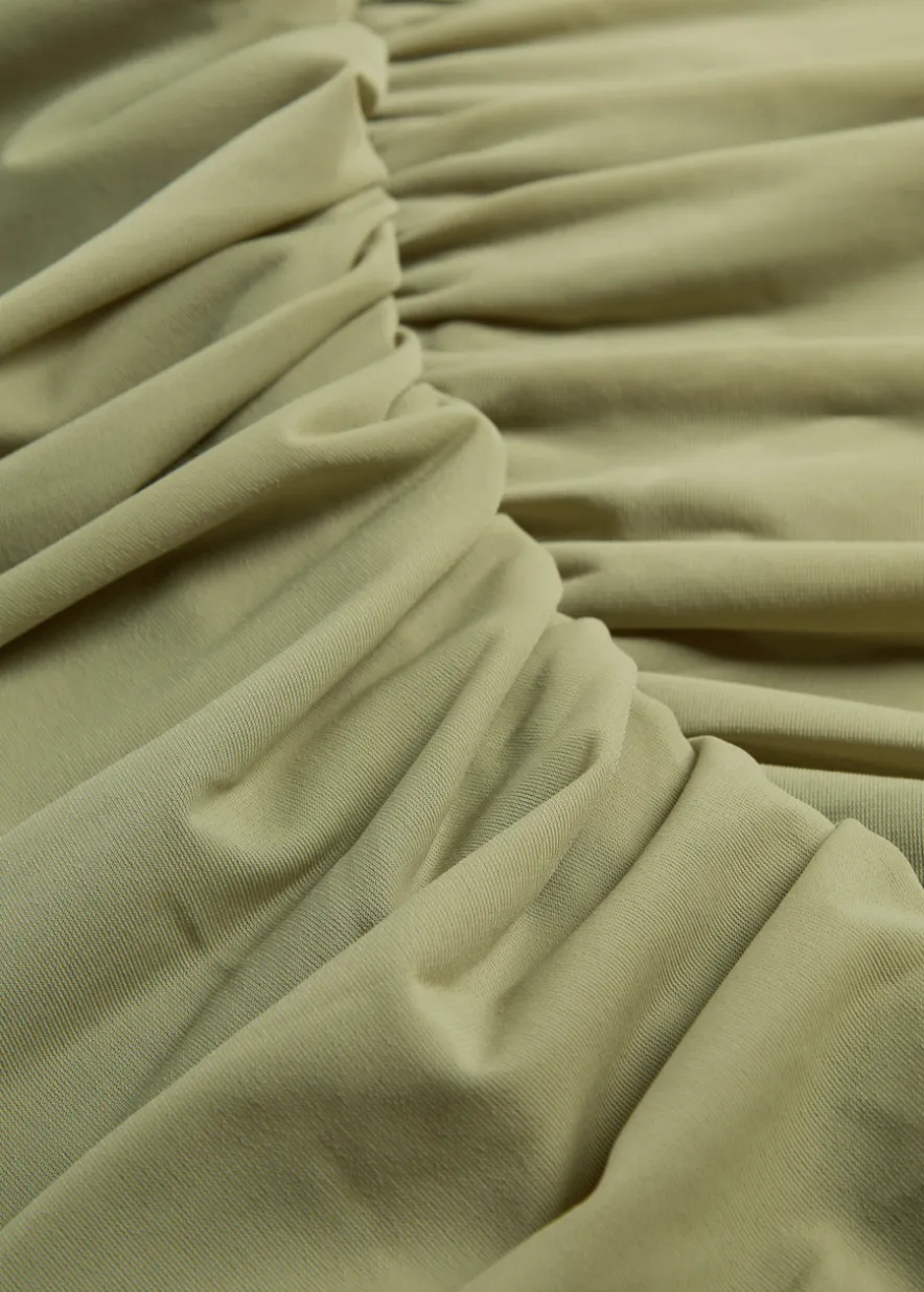Ruby ruched tissue jersey top
