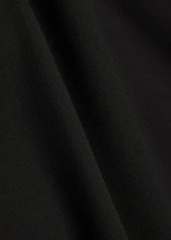 Ruched stretch-crepe mini dress