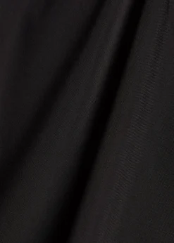 Ruched stretch-jersey crop top