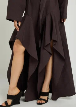 Ruffle poplin jumpsuit