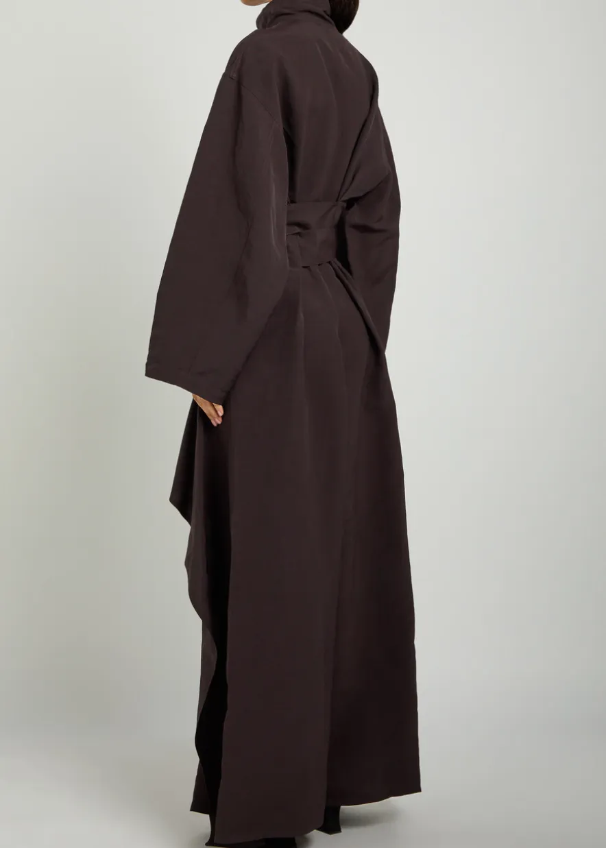 Ruffle poplin jumpsuit
