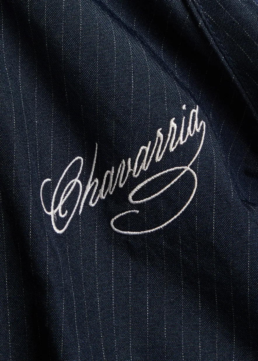 Ruff Rider pinstriped woven track jacket