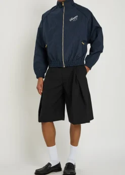 Ruff Rider pinstriped woven track jacket