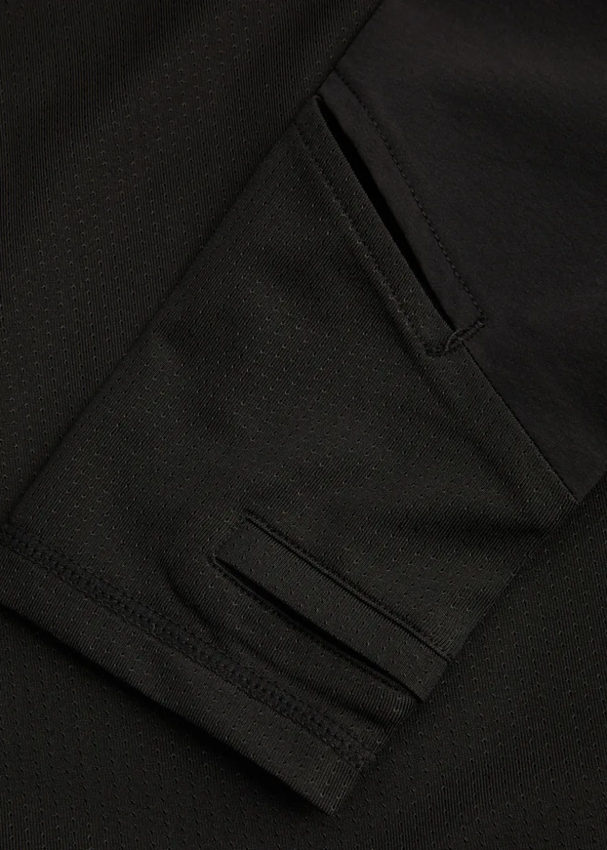 247 Run Quarter Zip stretch-jersey jacket