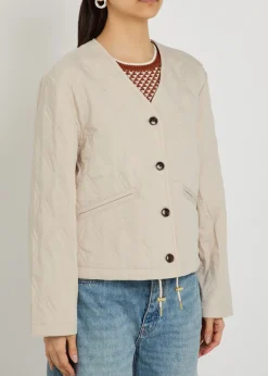 Saba quilted woven jacket
