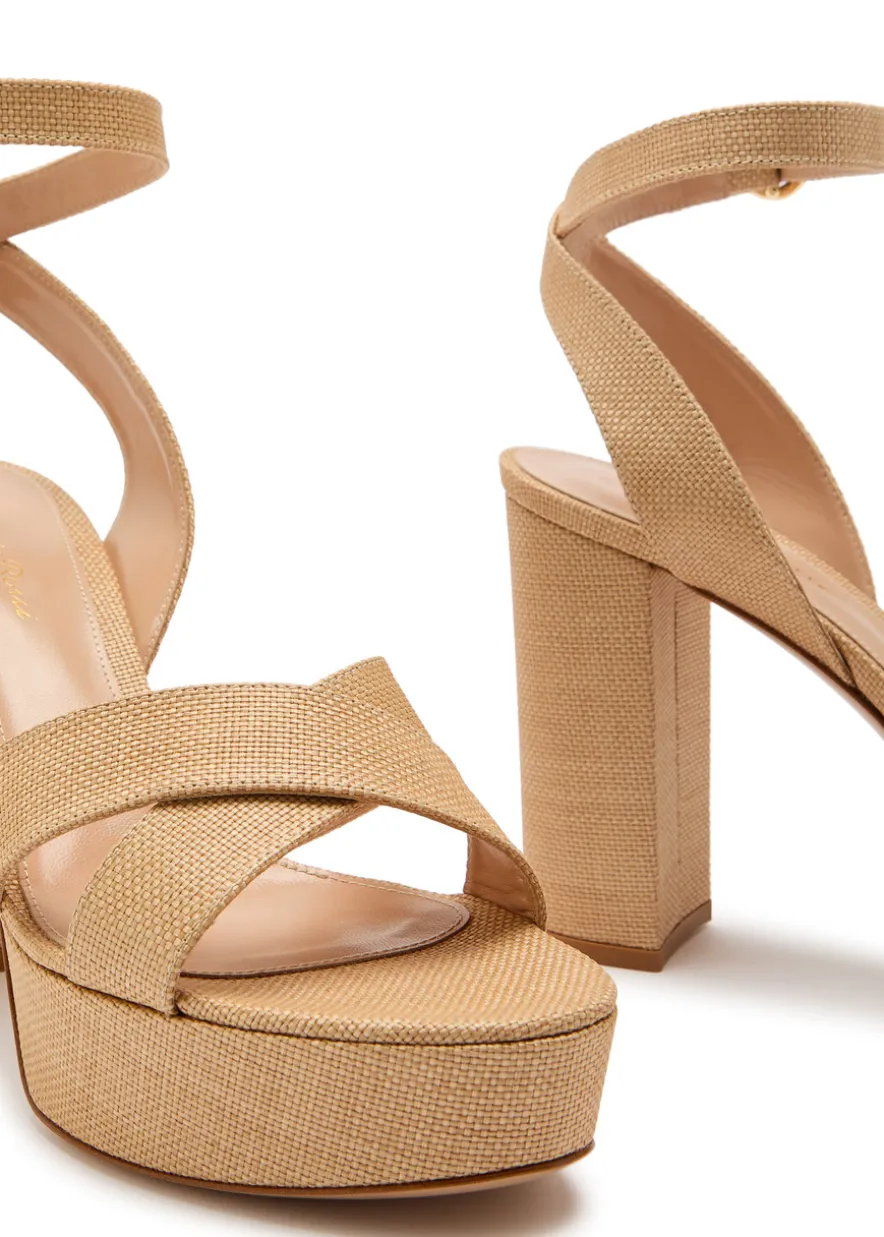 Sabrina Haiti 105 raffia sandals