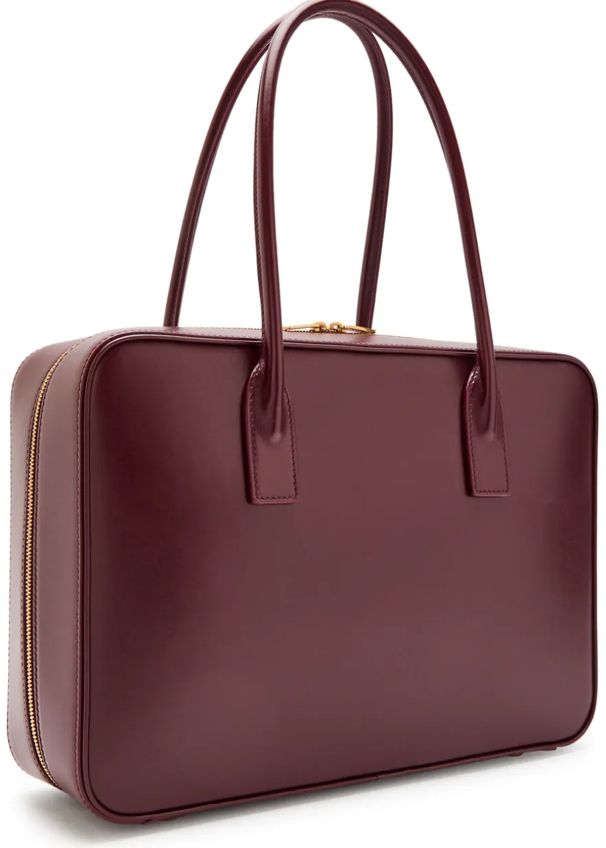 Sac De Jour large leather top handle bag