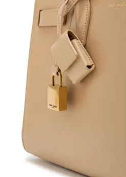 Sac De Jour leather top handle bag