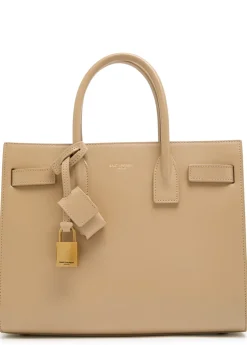Sac De Jour leather top handle bag
