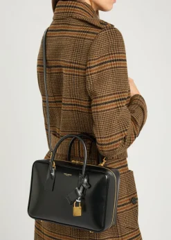Sac De Jour small leather top handle bag