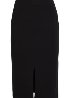 Safir Milano-knit midi skirt