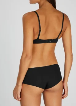 Saga guipure-lace underwired bra