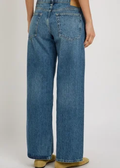 Saige straight-leg denim jeans