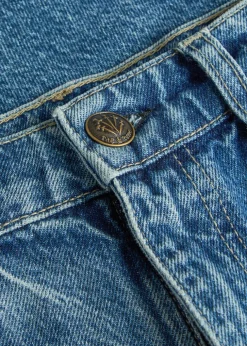 Saige straight-leg denim jeans