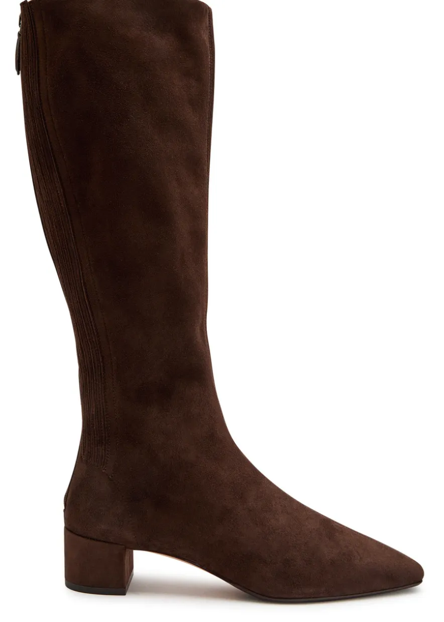 Saint Honore 35 suede knee-high boots