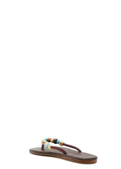 Saionara beaded leather sandals