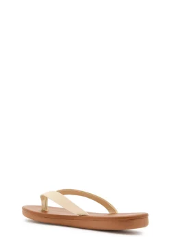 Saionara leather flip flops