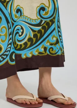 Saionara leather flip flops