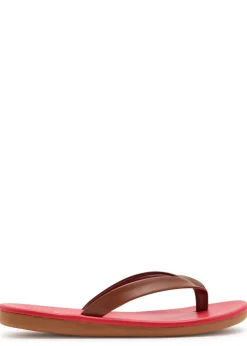 Saionara leather flip flops