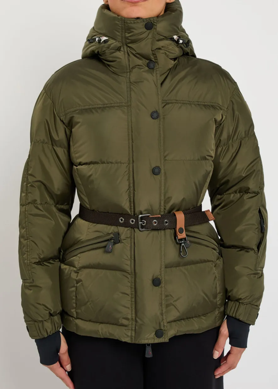 Salastrains belted padded shell jacket