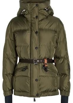 Salastrains belted padded shell jacket