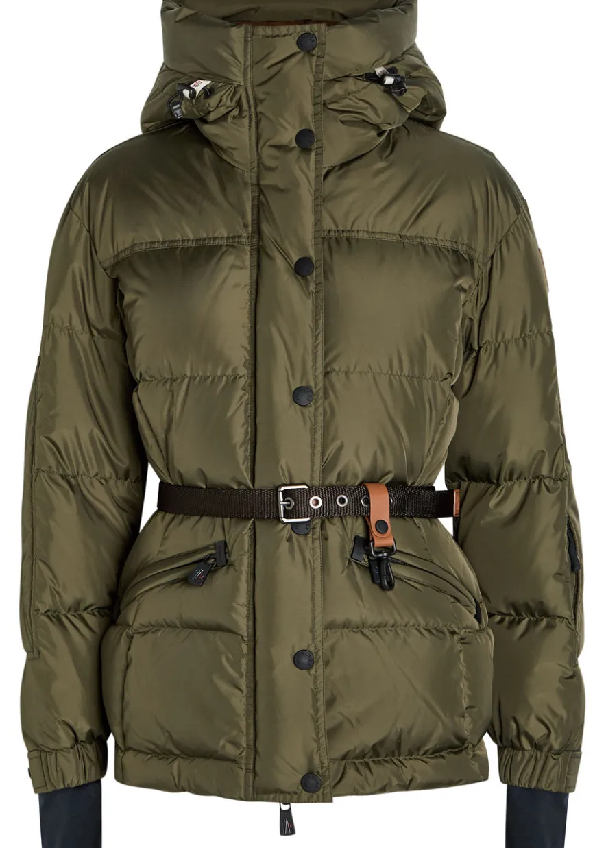 Salastrains belted padded shell jacket