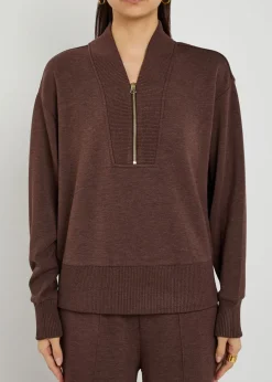 Sally stretch-jersey sweatshirt