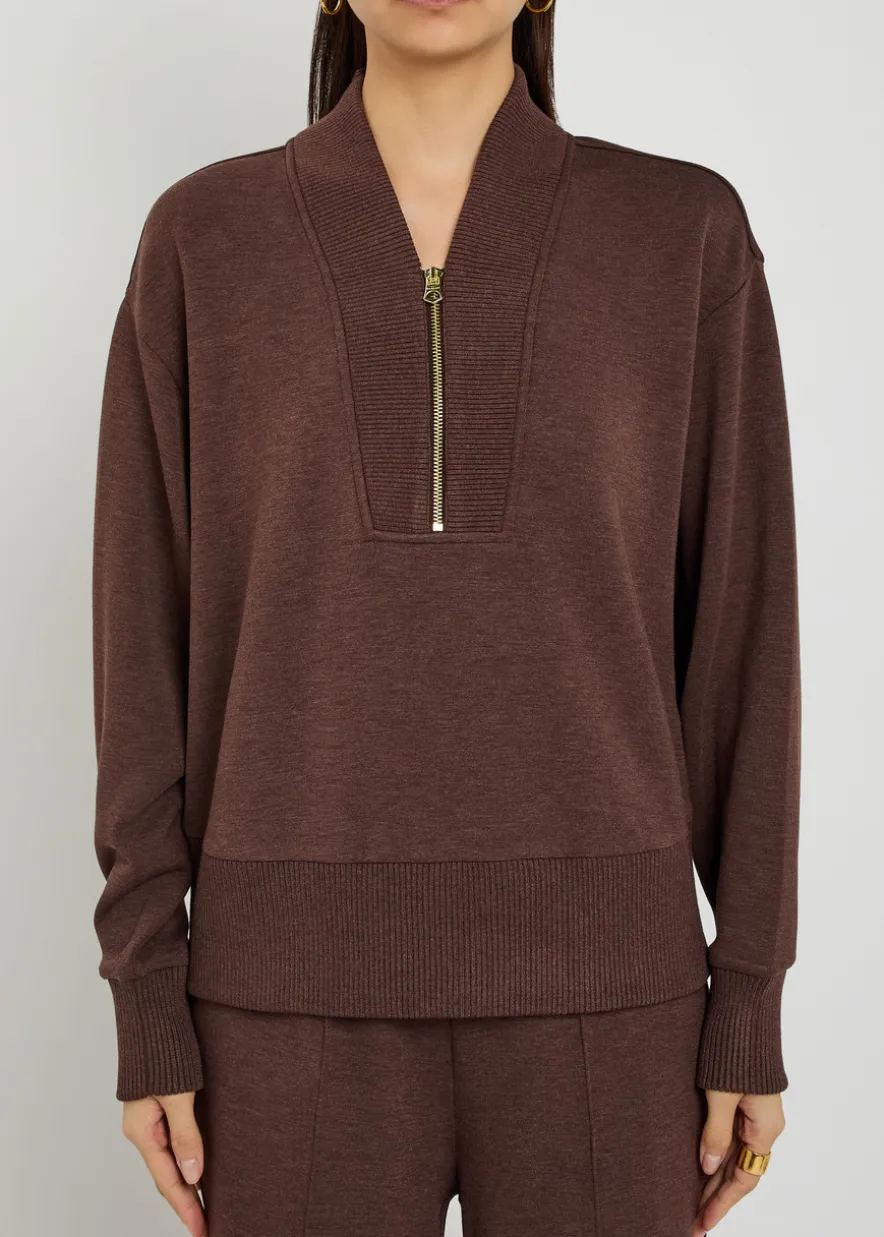 Sally stretch-jersey sweatshirt