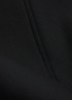 Salma panelled wool bomber jacket