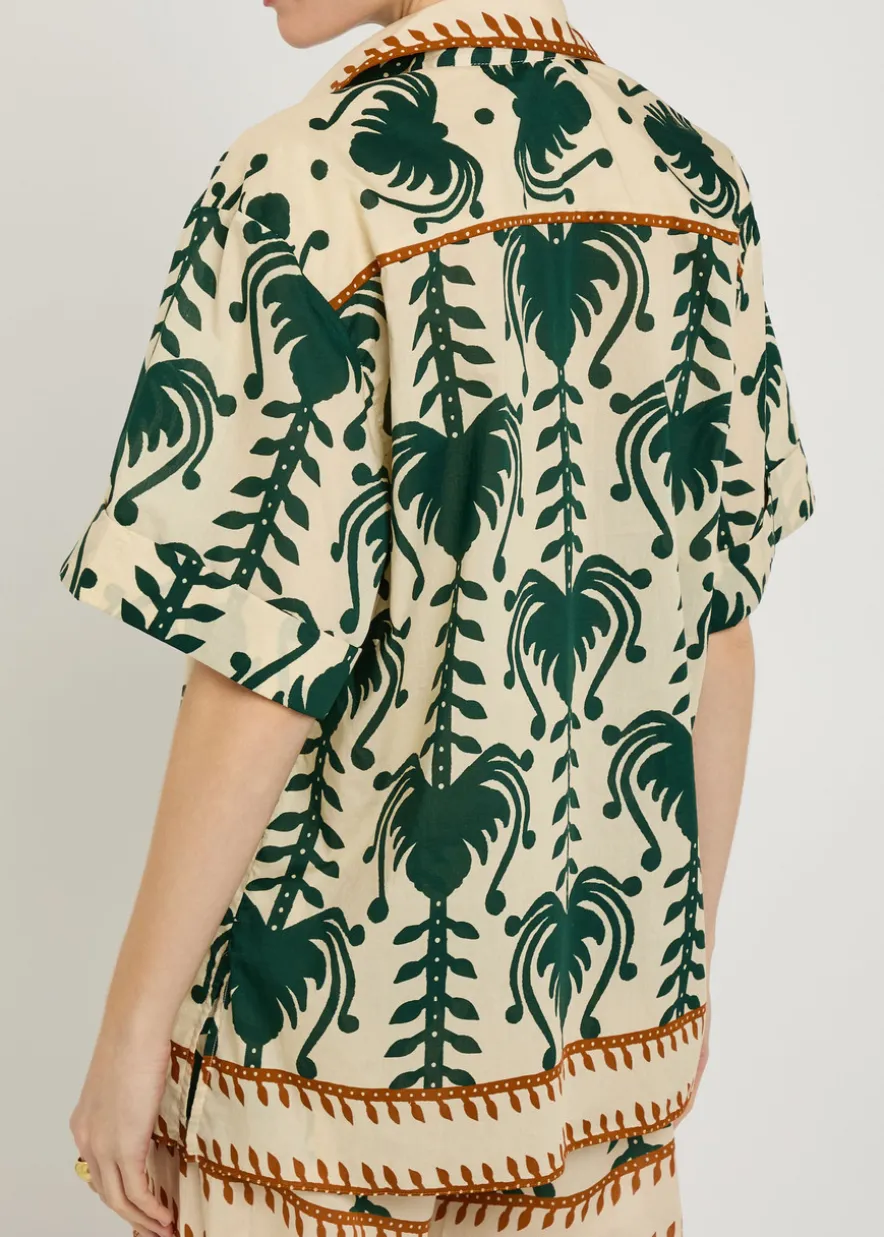 Salty Promises printed cotton shirt