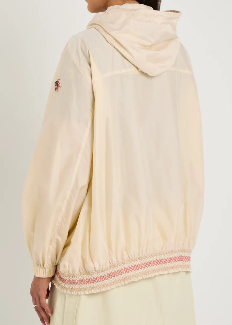 Samedans smocked shell jacket