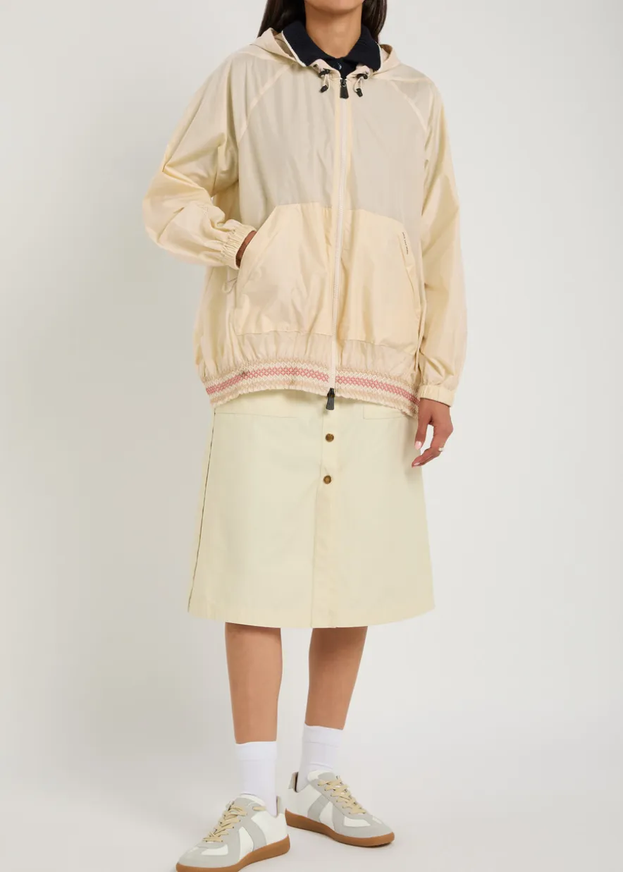 Samedans smocked shell jacket
