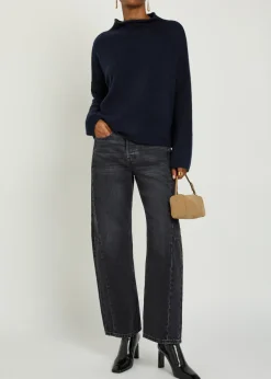 Sandy funnel neck cashmere jumper