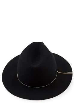 Sandy wool fedora hat