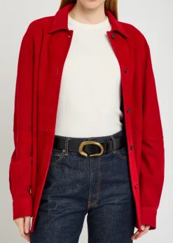 Santa Fe leather belt