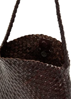 Santa Maria woven leather shoulder bag
