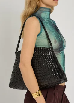 Santa Maria woven leather shoulder bag