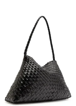 Santa Maria woven leather shoulder bag