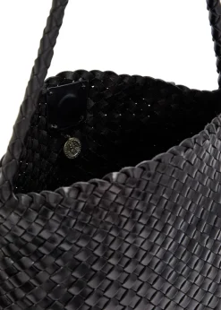 Santa Maria woven leather shoulder bag