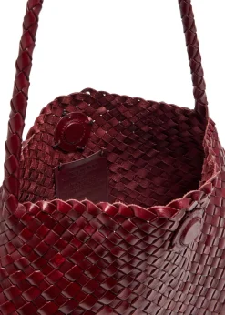 Santa Maria woven leather shoulder bag
