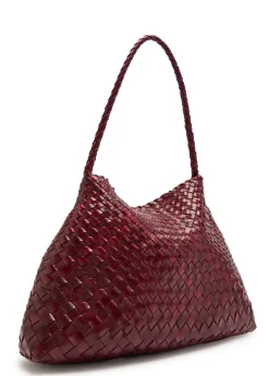 Santa Maria woven leather shoulder bag