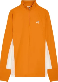 Santiago logo half-zip stretch-jersey mid-layer jacket