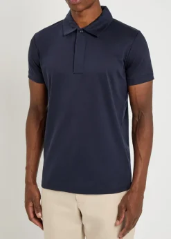 Santi mercerized cotton polo shirt