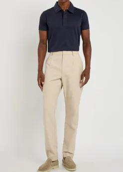 Santi mercerized cotton polo shirt