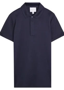 Santi mercerized cotton polo shirt