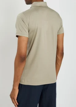Santi mercerized cotton polo shirt