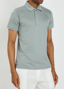 Santi mercerized cotton polo shirt