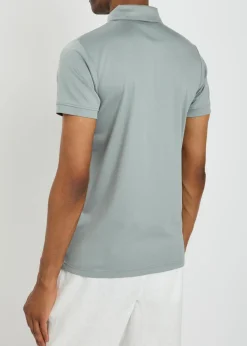 Santi mercerized cotton polo shirt