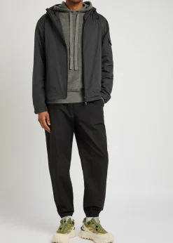 Sassiere hooded nylon jacket