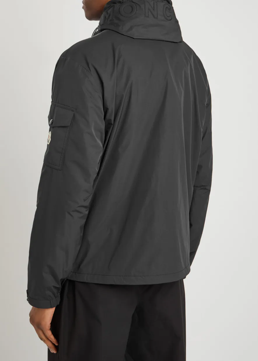 Sassiere hooded nylon jacket